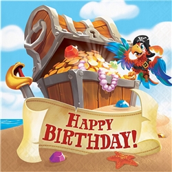 Pirate's Treasure Birthday Luncheon Napkins