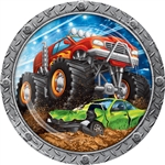 Monster Trucks 9 Inch Plates