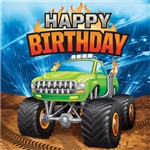 Monster Truck Birthday Luncheon Napkins