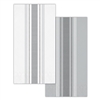 Galvanized Gray And White Striped Guest Towels