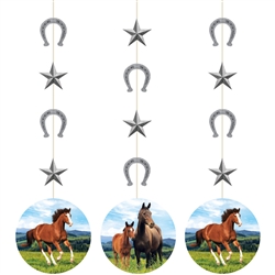 Horse And Pony Hanging Cutouts Decorations