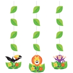 Jungle Safari Hanging Cutouts Decoration