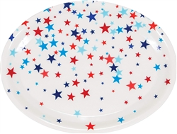 Patriotic Plastic Oval Platter