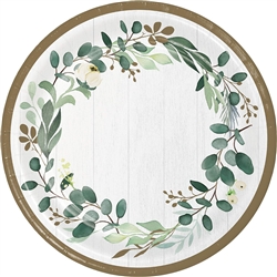 Eucalyptus Green 9" Dinner Plates