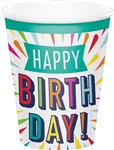Birthday Burst 9oz Paper Cups