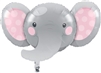 Enchanting Elephant Pink Foil Balloon