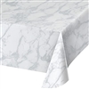 Marble Plastic Table Cover - 54" x 108" All Over Print