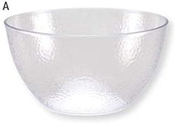 Clear Pebble 60oz Bowl - Plastic