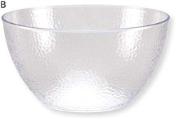 Clear Pebble 60oz Bowl - Plastic