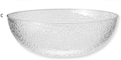 Clear Pebble 5.2 Quart Bowl - Plastic