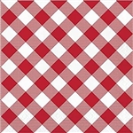 Classic Red Gingham Paper Luncheon Napkins