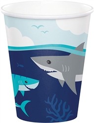 Shark Party 9oz Paper Cups