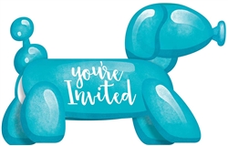 Animal Balloons Invitations