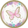 Butterfly Shimmer 7" Plates