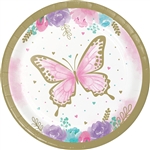 Butterfly Shimmer 7" Plates