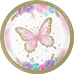Butterfly Shimmer 7" Plates