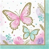 Butterfly Shimmer Luncheon Napkins