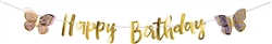 Butterfly Shimmer Letter Banner