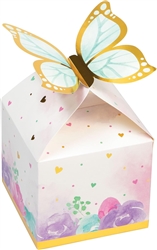 Butterfly Shimmer Foil Favor Boxes