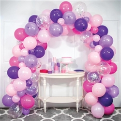 Pink/Purple Balloon Garland Kit - 16 Feet