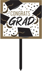 Golden Grad Yard Sign