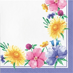 Bunny And Blooms Luncheon Napkins