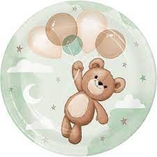 Teddy Bear 7" Dessert Plates
