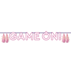 Digital Game Girl Letter Banner