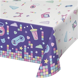 Digital Game Girl Table Cover