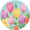 Tulip Blooms 7" Dessert Plates