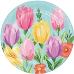 Tulip Blooms 7" Dessert Plates