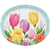 Tulip Blooms Oval Platters/Plates