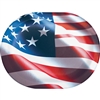 Freedom Flag Paper Oval Platters