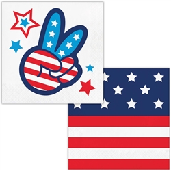 Peace & Patriotism Luncheon Napkins