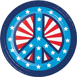 Peace & Patriotism 7" Dessert Plates