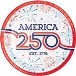 Lady Liberty 250 - 9" Dinner Plates