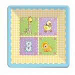 NURSERY FRIENDS 10" SQUARE PLATES