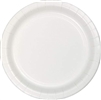 White 10" Paper Banquet Plates - 24 Count