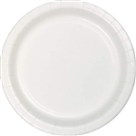 White 10" Paper Banquet Plates - 24 Count