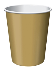 Gold Hot-Cold  9oz Cups - 24 Count