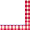 Gingham Fun Beverage Napkins