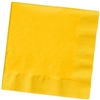 School Bus Yellow Beverage Napkins 50 Count