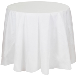 Better than Linen White Octagon Tablecover