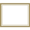 Gold Border Paper Placemats