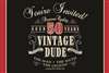 Vintage Dude 50th Invitations