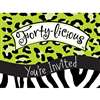 Forty-Licious Die-cut Invitations