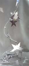 9' JUMBO SILVER STAR GARLAND