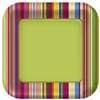 COLORFUL STRIPES DINNER PLATES