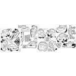 DISNEY'S CARS 2 STICKERS COLOR YOUR OWN