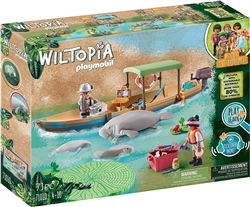 Playmobil Wiltopia Boat Trip to Manatees Playset
